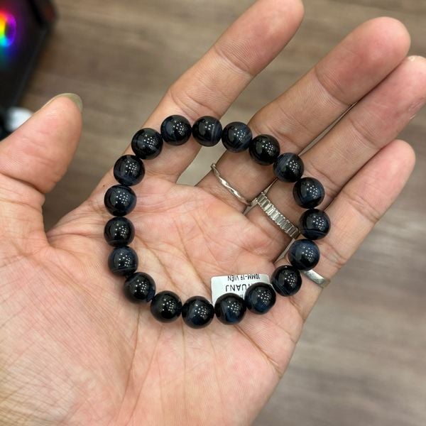  S006 VÒNG ĐÁ MẮT CHIM ƯNG XANH 