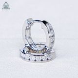  EX168 Bông tai khoen đá Cz 