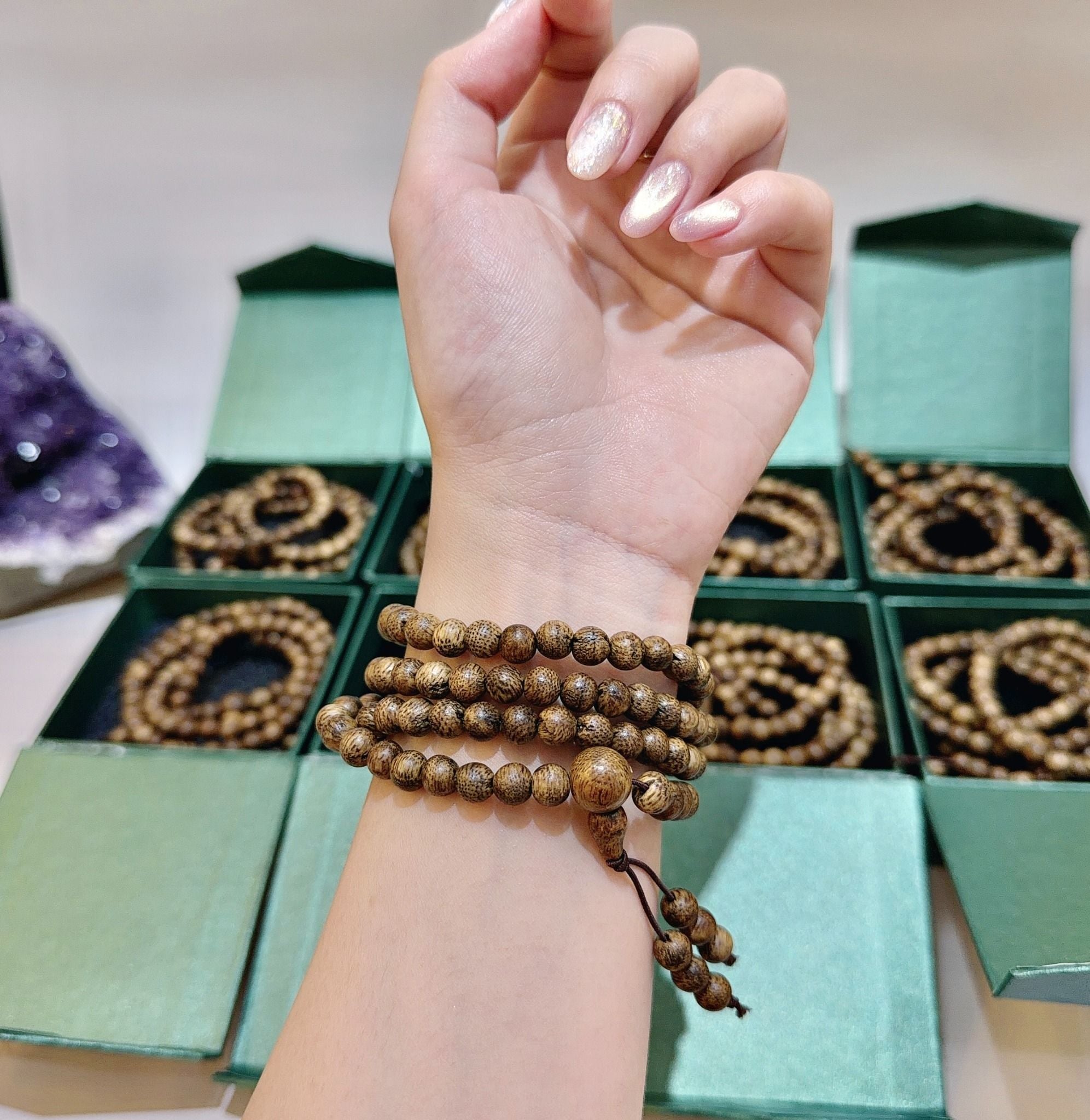 PK028 Vòng trầm 108 hạt
