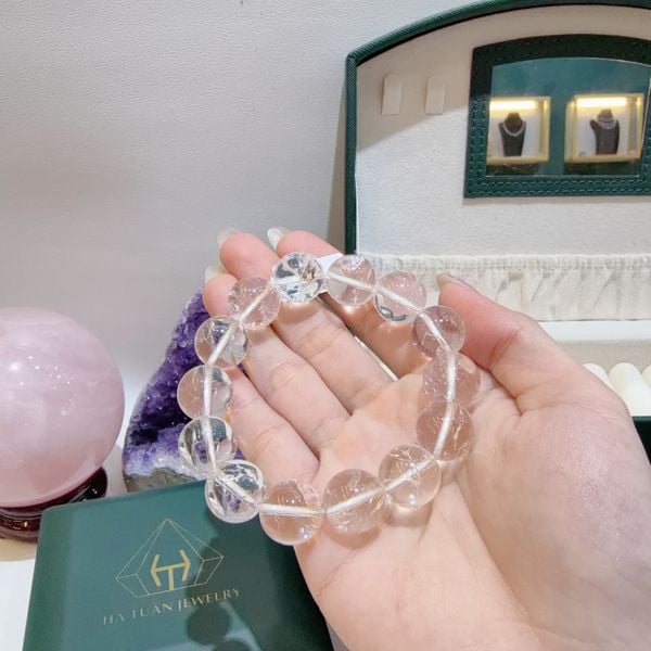  S009 VÒNG ĐÁ THẠCH ANH TRẮNG 