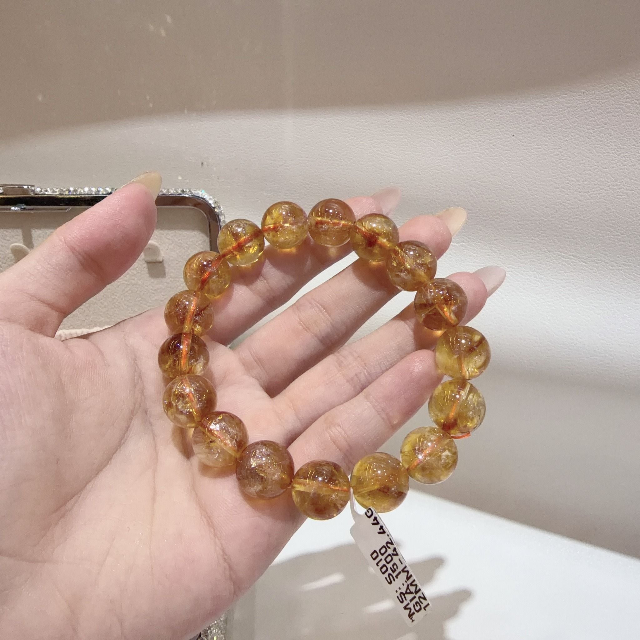 S010 VÒNG ĐÁ THẠCH ANH VÀNG