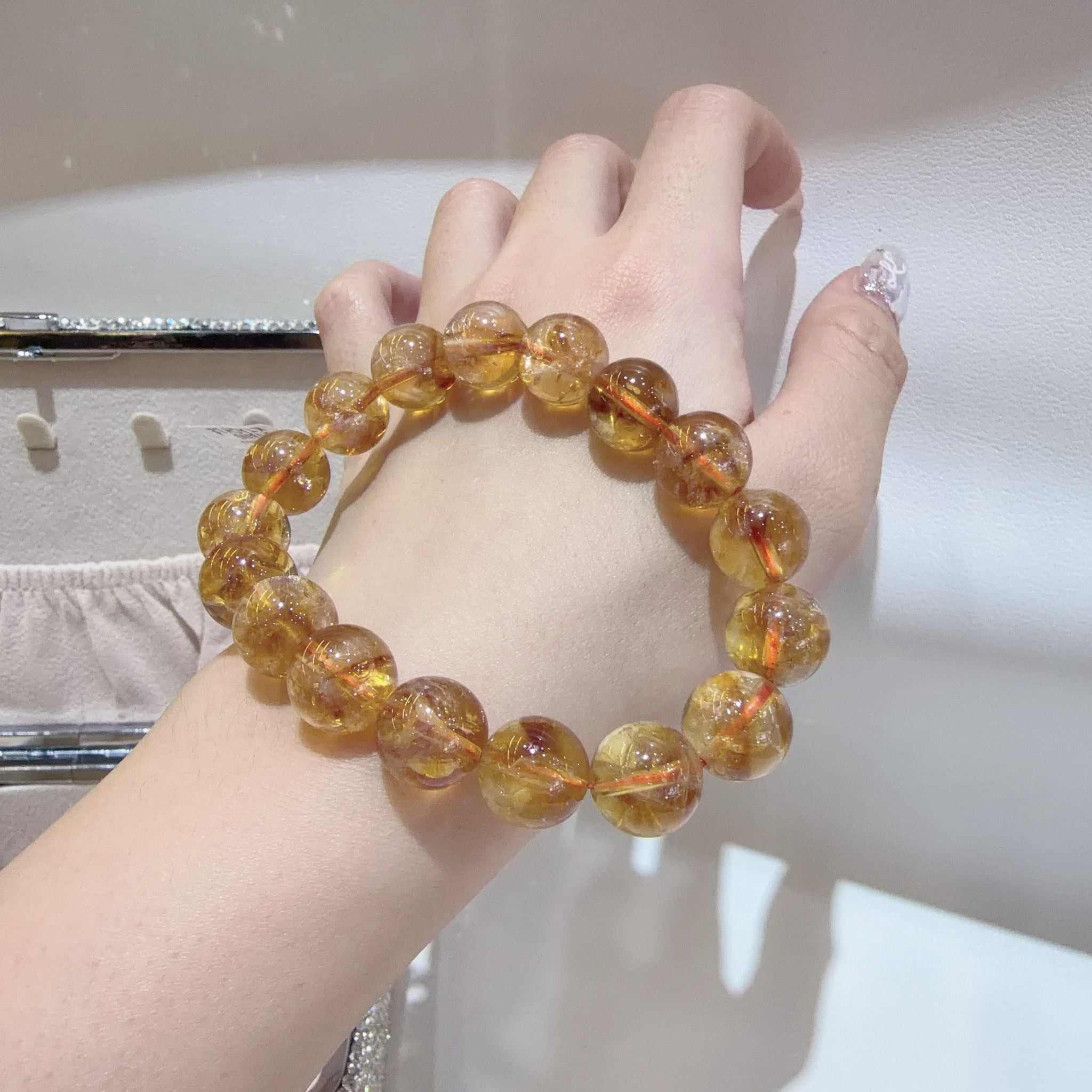 S010 VÒNG ĐÁ THẠCH ANH VÀNG