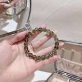  S100 VÒNG THẠCH ANH TÓC XANH RÊU 