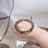  S100 VÒNG THẠCH ANH TÓC XANH RÊU 