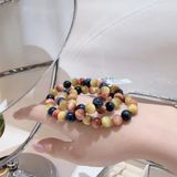  S099 VÒNG ĐÁ MẮT HỔ NGŨ SẮC 