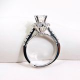  RX626 6mm Nhẫn nữ hoa đá 