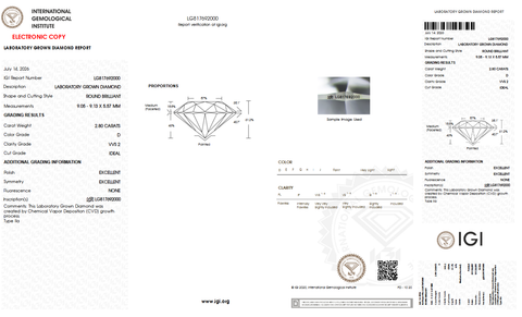 LDI90 Kim cương nuôi cấy 9mm-IGI LG817692000