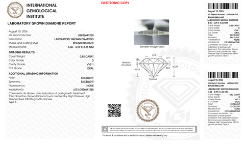LDI60 Kim Cương Nuôi Cấy 6mm D/VVS1 - IGI LG826641265
