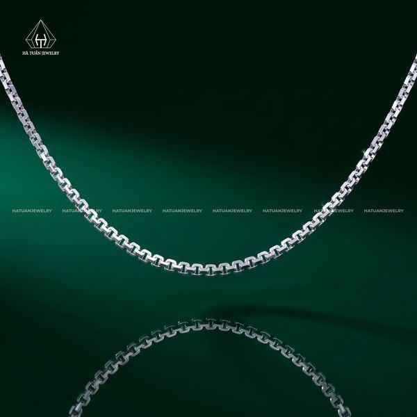 NCX007 1.2mm Dây chuyền hộp ZIGZAG
