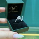  RX626 6mm Nhẫn nữ hoa đá 