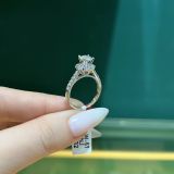  RX626 6mm Nhẫn nữ hoa đá 