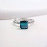  RX590 Nhẫn nữ  Asscher 7*7mm 