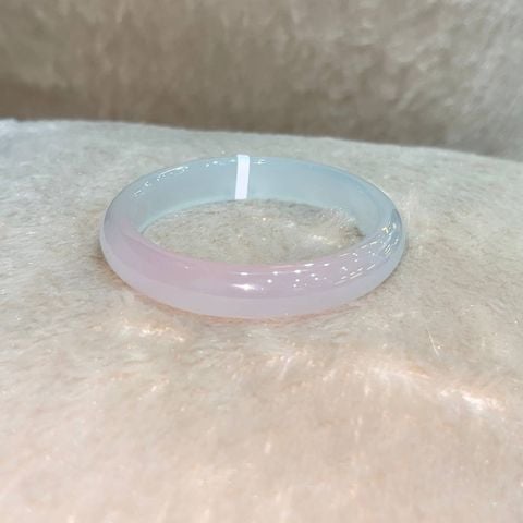 BGS014 11mm Vòng đá mã não Macaroon