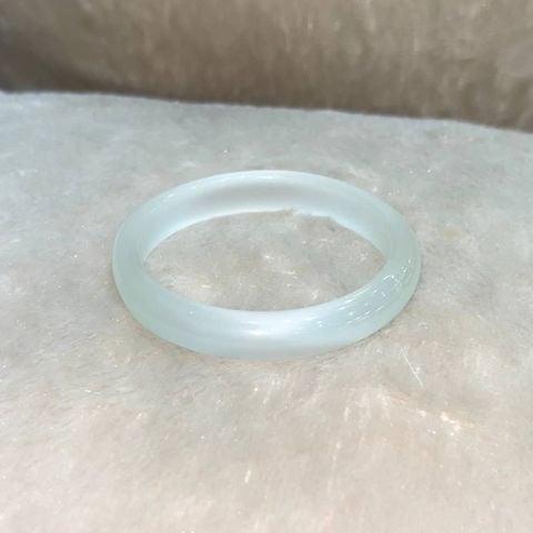 BGS016 12mm Vòng đá Mắt Mèo Bạch Nguyệt Quang
