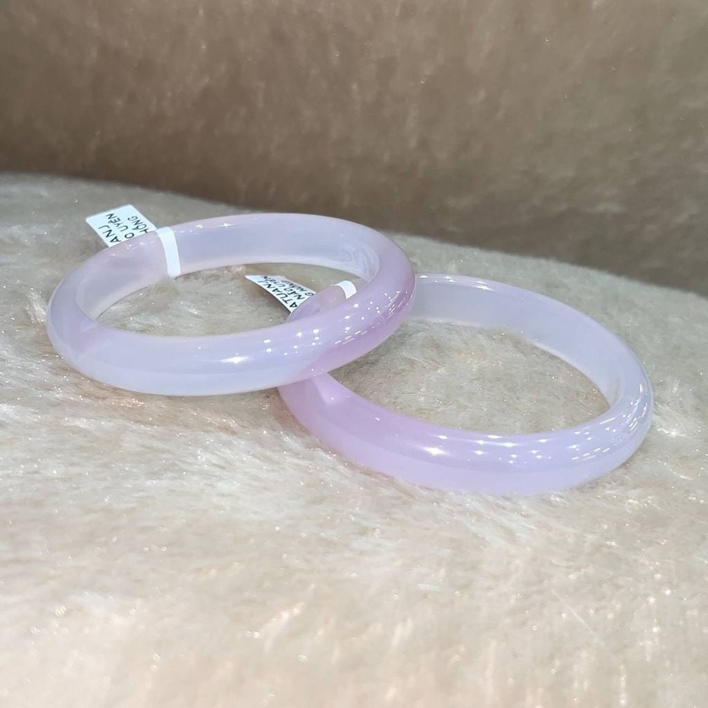 BGS009 10mm Vòng đá mã não Uyên Ương Hồng