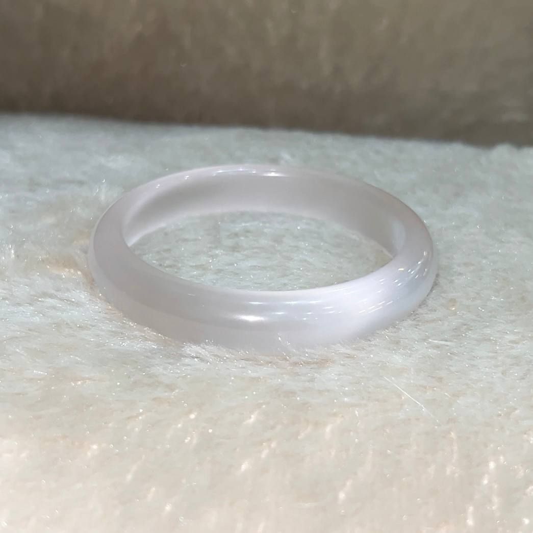  BGS015 12mm Vòng đá Mắt Mèo Hồng Yên Chi 