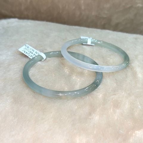 BGS008 6mm Vòng đá mã não Lục Sơn Thuỷ Tròn
