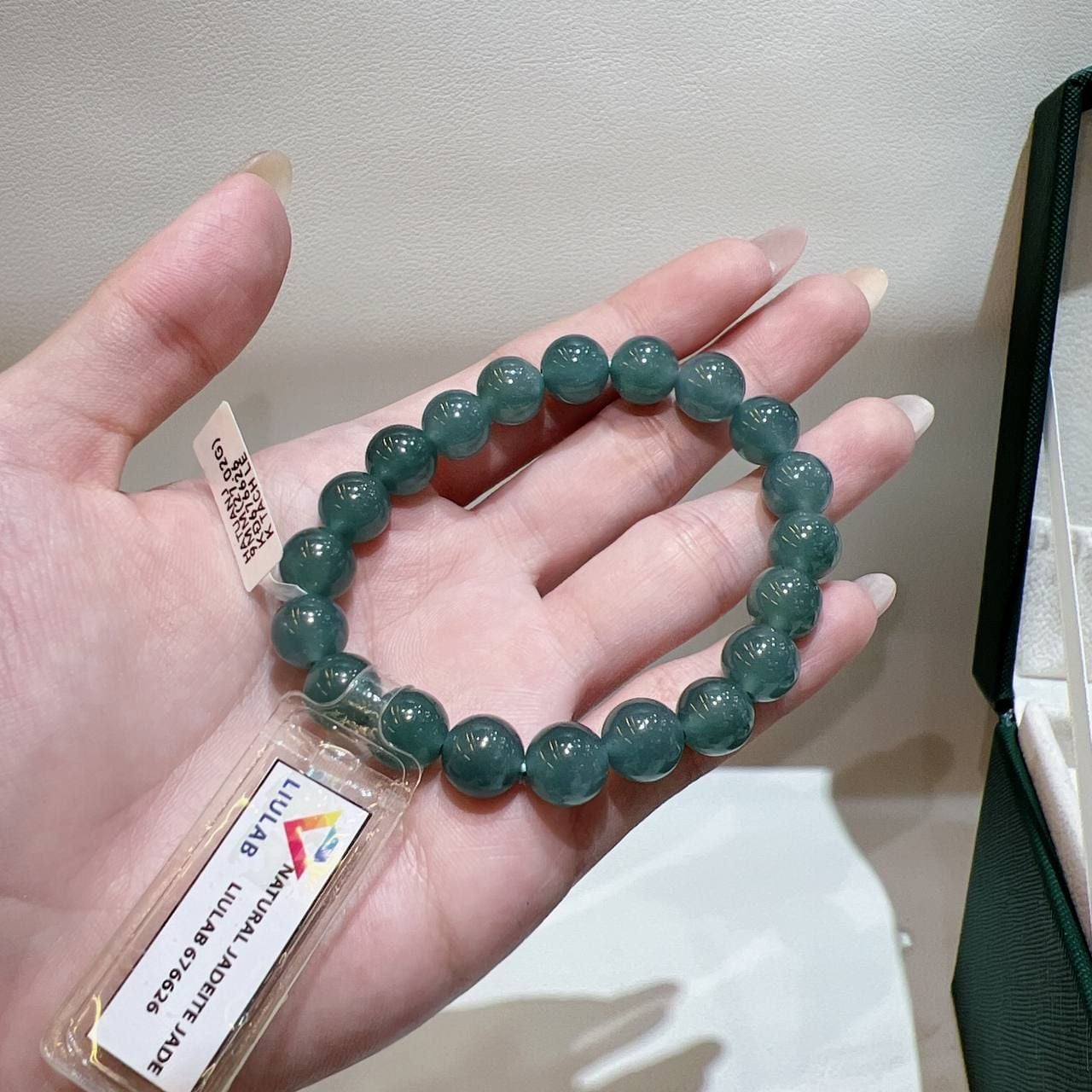 S047 VÒNG ĐÁ LAM NGỌC MYANMAR
