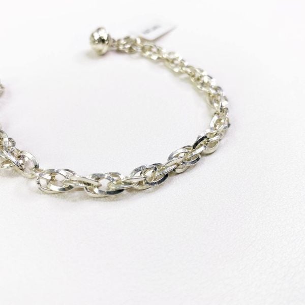  BB033 Lắc tay xoắn tag chuông 