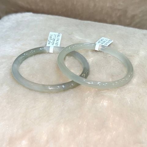 BGS008 6mm Vòng đá mã não Lục Sơn Thuỷ Tròn