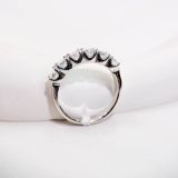  RX576 Nhẫn kết CZ TRẮNG 3.5mm 