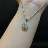  PX298 5.4mm Mặt dây chuyền hoa 