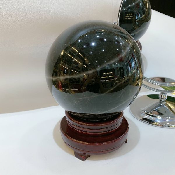  VP006 QUẢ CẦU THẠCH ANH ĐEN 