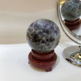  VP003 QUẢ CẦU ĐÁ THẠCH ANH TÍM 