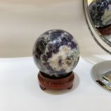  VP003 QUẢ CẦU ĐÁ THẠCH ANH TÍM 