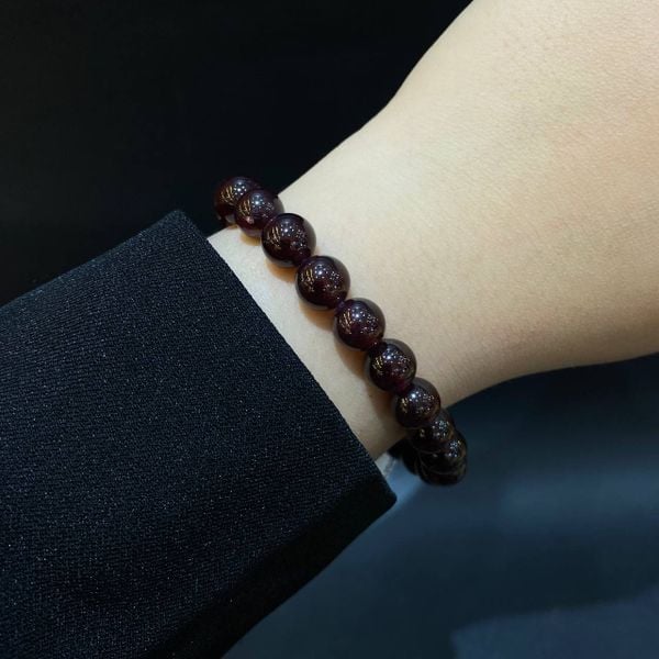  S001 Vòng đá Garnet Ngọc hồng lựu 