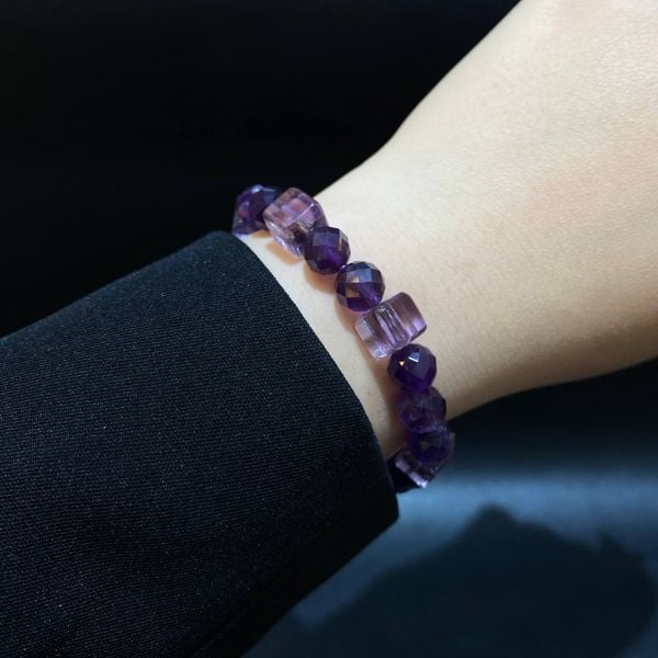  S037 VÒNG THẠCH ANH TÍM VUÔNG 