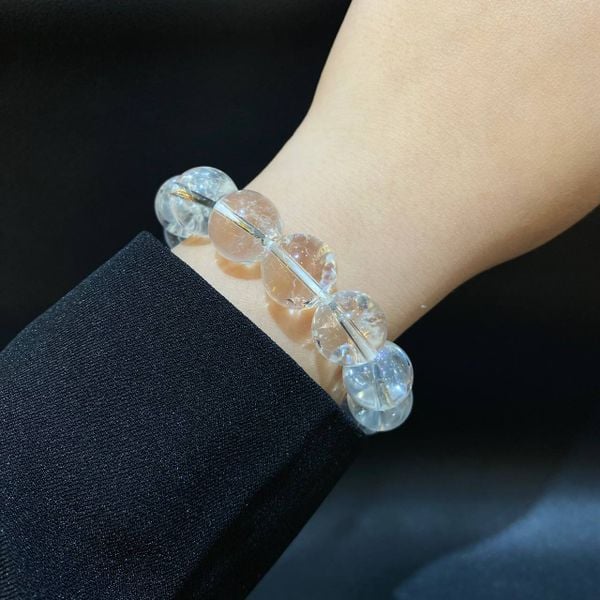  S046 VÒNG ĐÁ THẠCH ANH TRẮNG 