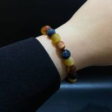  S099 VÒNG ĐÁ MẮT HỔ NGŨ SẮC 