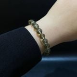  S100 VÒNG THẠCH ANH TÓC XANH RÊU 