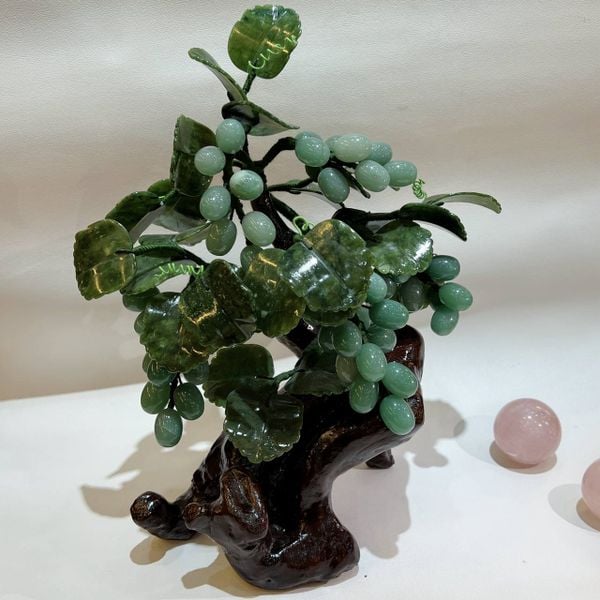  VP010 CÂY NHO THẠCH ANH XANH 