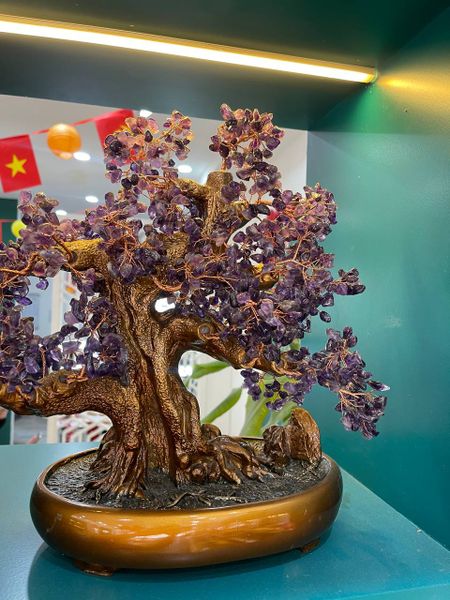  VP019 CÂY THẠCH ANH TÀI LỘC TÍM 