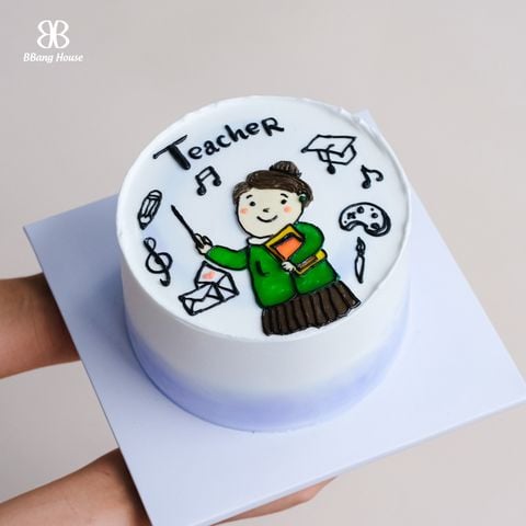  BÁNH KEM HÌNH GIÁO VIÊN 