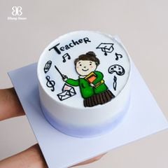 BÁNH KEM HÌNH GIÁO VIÊN