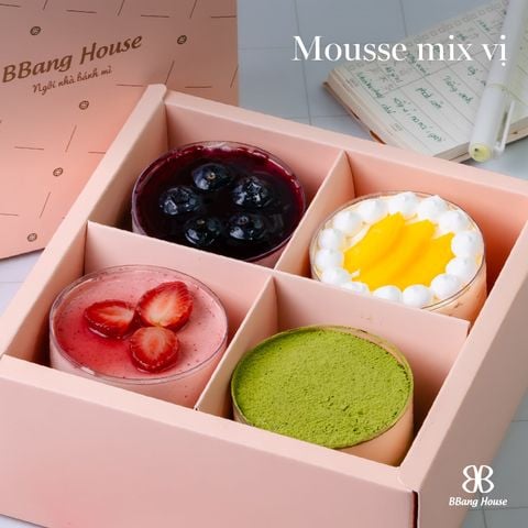  SET 4 CUP TIRAMISU & MOUSSE 