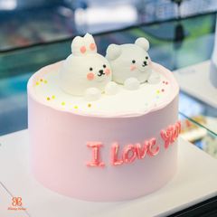 BÁNH KEM GẤU HỒNG