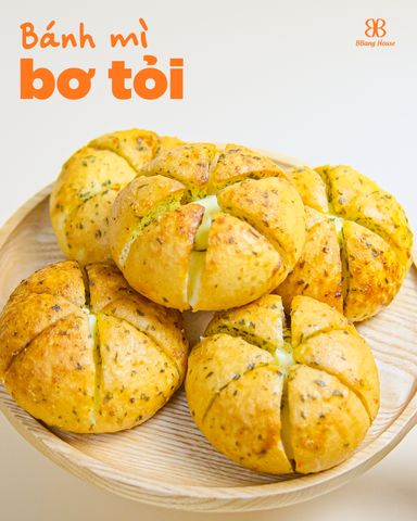 Bánh Mì Sốt Phô Mai Bơ Tỏi 