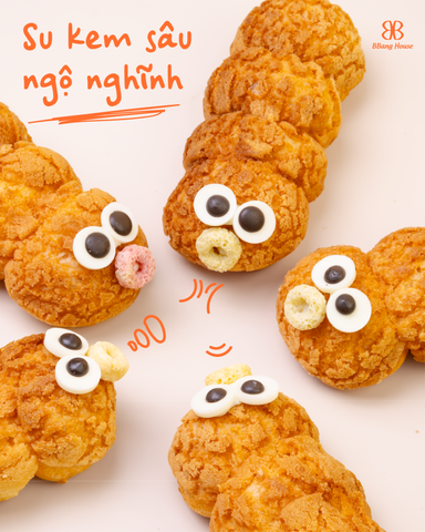  Su kem vỏ giòn Vị Caramel 