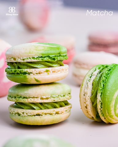  Macaron Trà Xanh 