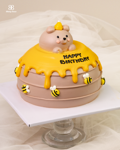  BÁNH KEM HÌNH CON GẤU 