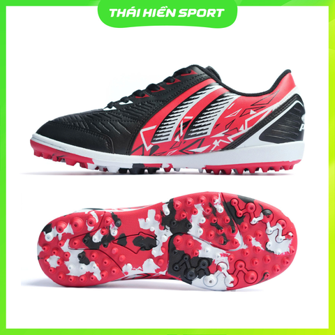  Giày Đá Bóng Pan Thái Lan Nitro TF Chính Hãng - Đen Đỏ 