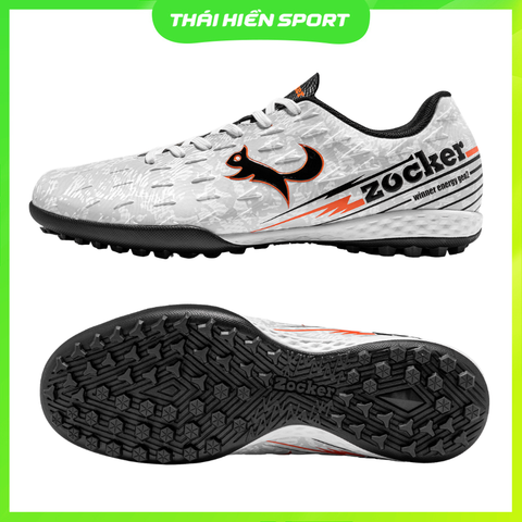  Giày Đá Bóng Zocker Winner Energy Gen 2 TF Chính Hãng - Trắng 
