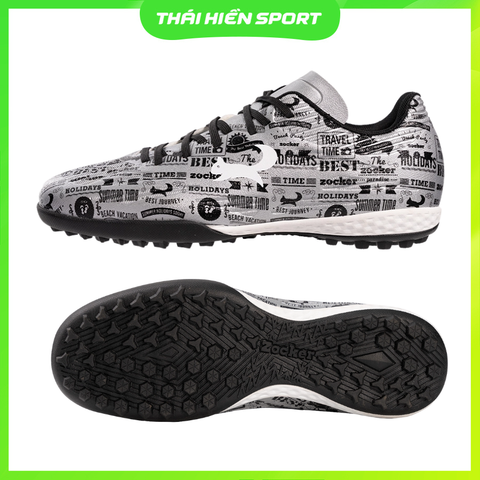  Giày Đá Bóng Zocker Winner Energy TF Chính Hãng - Xám 
