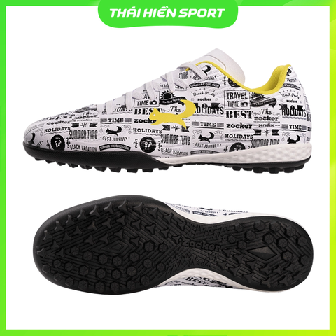  Giày Đá Bóng Zocker Winner Energy TF Chính Hãng - Trắng 