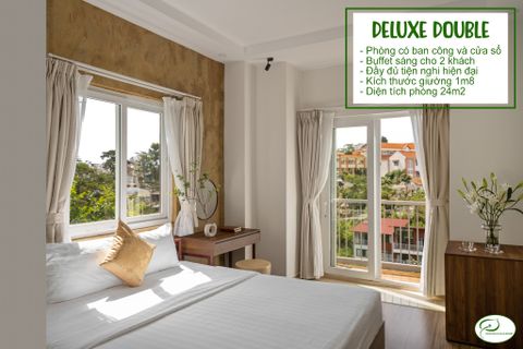 DELUXE DOUBLE BACONY MOUNTAIN  VIEW