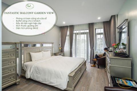 FANTASTIC SUPER KING OR TWIN GARDEN VIEW